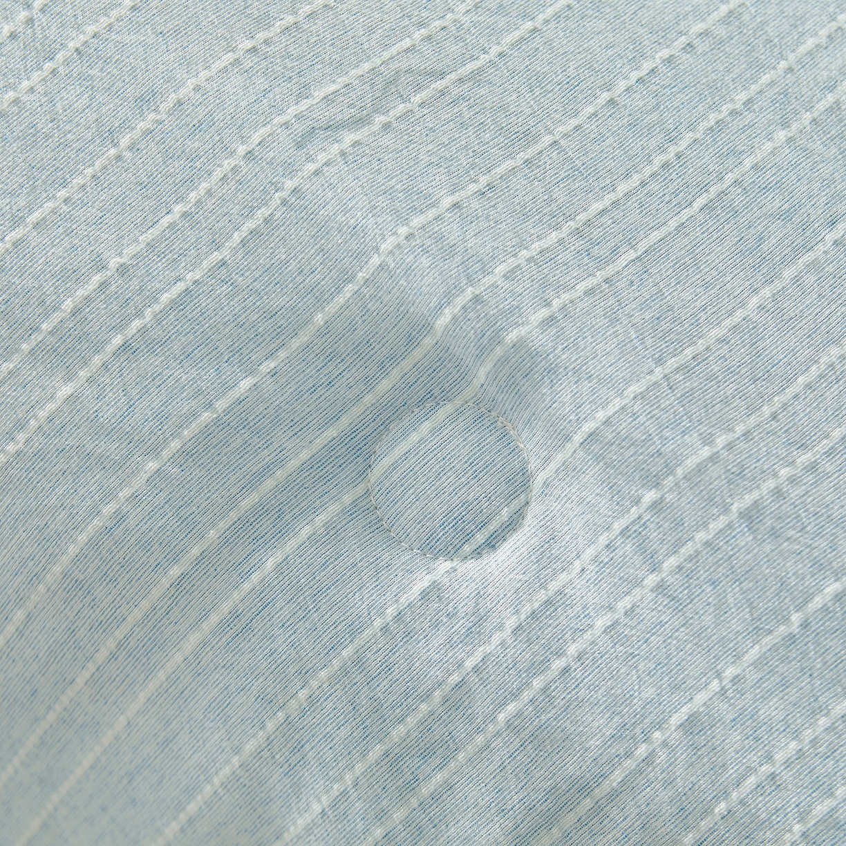 91家纺网 家纺一手货源 找家纺 晓时候 2026新款色织水洗棉麻100%新疆棉花被夏被全棉被子夏凉被空调被 静谧蓝