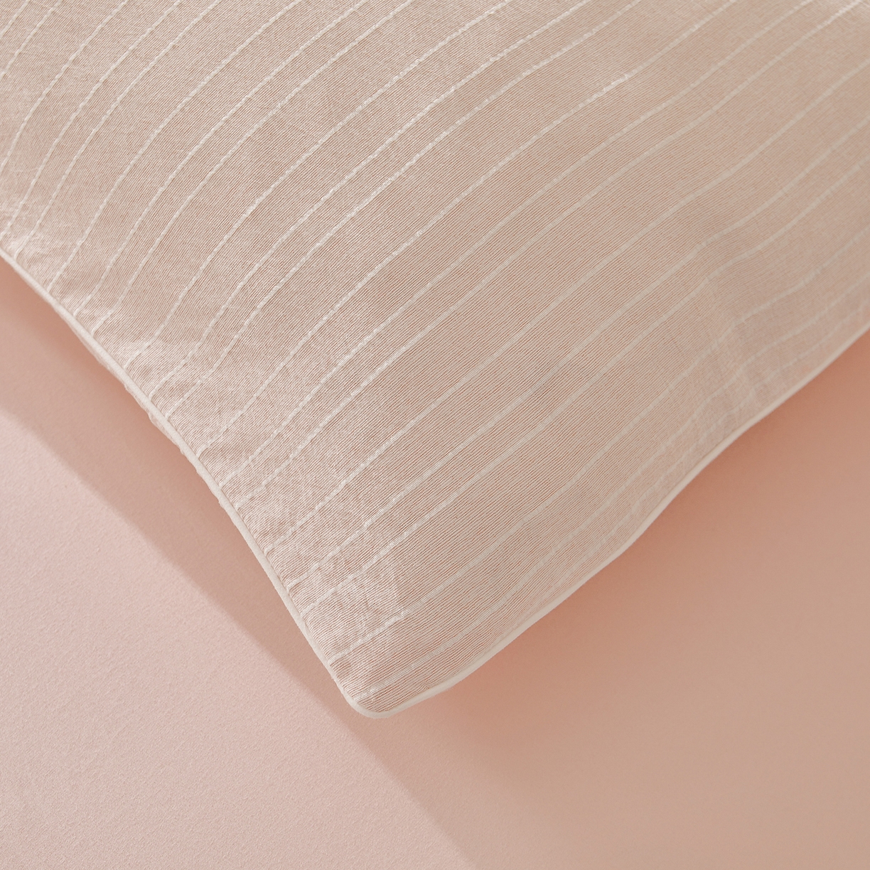 91家纺网 家纺一手货源 找家纺 晓时候 2026新款色织水洗棉麻100%新疆棉花被夏被全棉被子夏凉被空调被 香妃粉