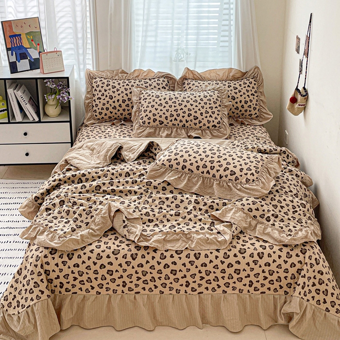 91家纺网 家纺一手货源 找家纺 （总）元熙 2026 夏季新品 泡芙纱法式夏被床盖四件套