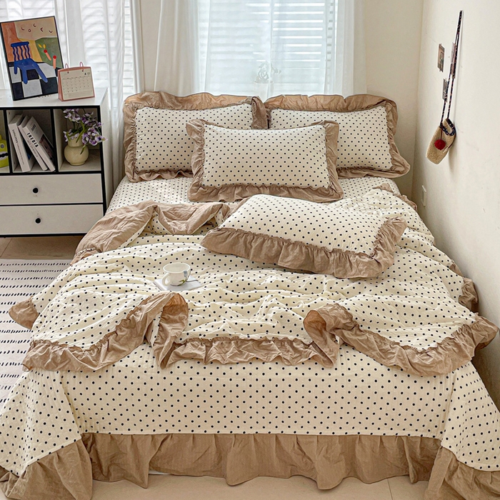 91家纺网 家纺一手货源 找家纺 （总）元熙 2026 夏季新品 泡芙纱法式夏被床盖四件套