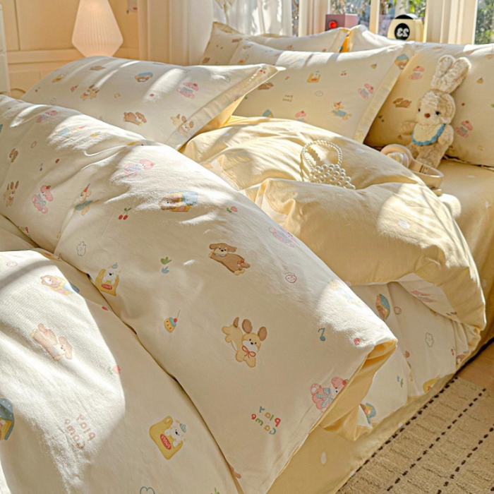 91家纺网 家纺一手货源 找家纺 （总） 依庭 2026新款12868全棉纯棉印花四件套