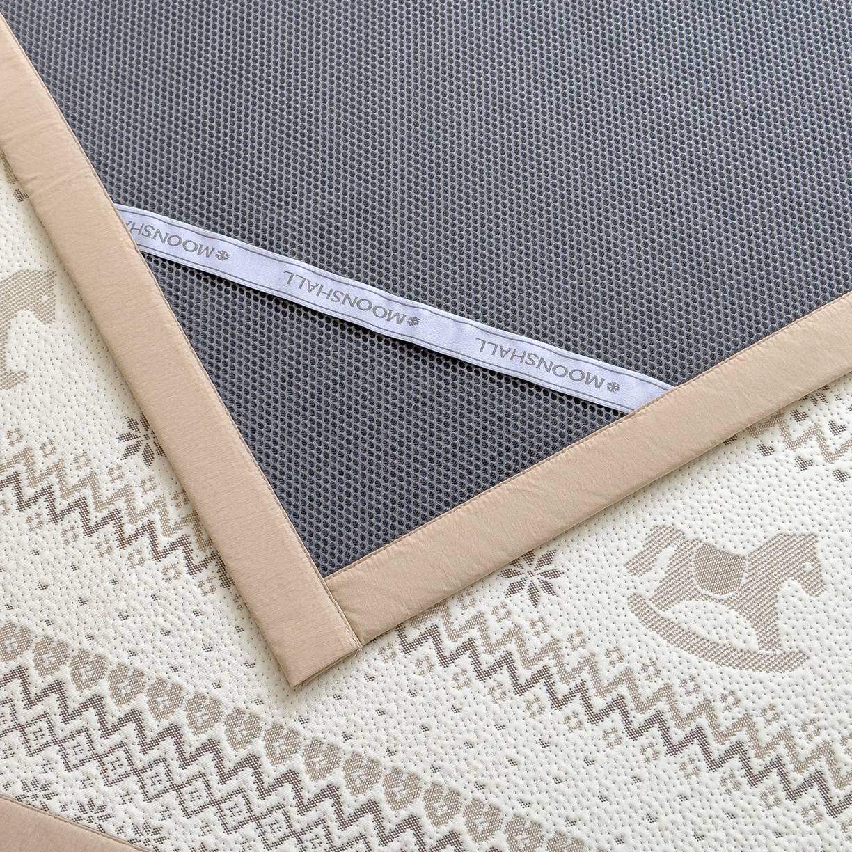 91家纺网 家纺一手货源 找家纺 （总）席世家 2026新款提花冰豆豆凉席（1.5控价不低于159元   1.8控价不低于169元）