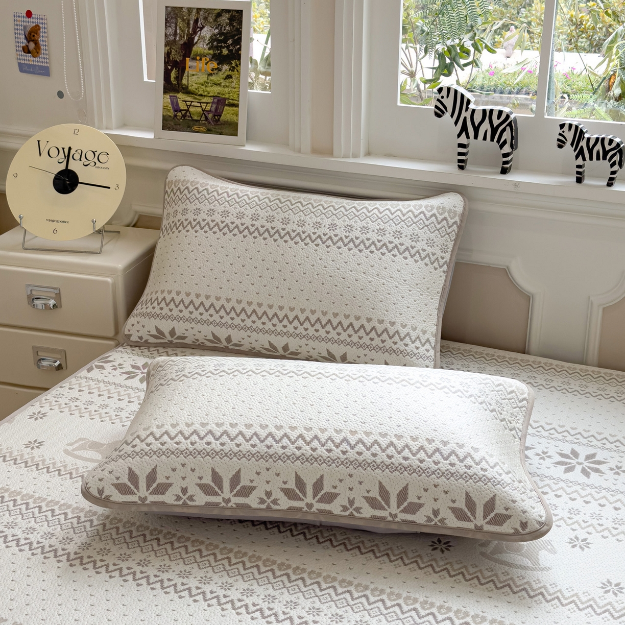 91家纺网 家纺一手货源 找家纺 （总）席世家 2026新款提花冰豆豆凉席（1.5控价不低于159元   1.8控价不低于169元）