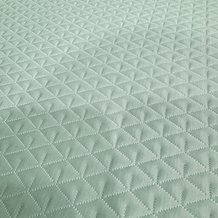 91家纺网 家纺一手货源 找家纺 耐思家纺 2026新款A类复合三明治PE凉感刺绣轻奢简约-凉席款 简约-湖绿-凉席