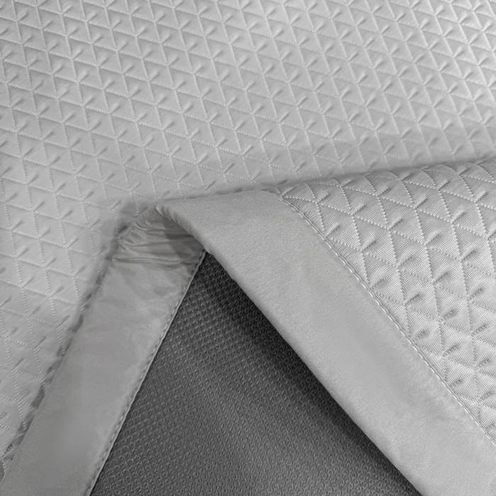 91家纺网 家纺一手货源 找家纺 耐思家纺 2026新款A类复合三明治PE凉感刺绣轻奢简约-凉席款 简约-烟灰-凉席