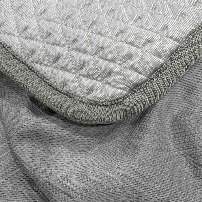 91家纺网 家纺一手货源 找家纺 耐思家纺 2026新款A类复合三明治PE凉感刺绣轻奢简约-床笠款 简约-烟灰-床笠