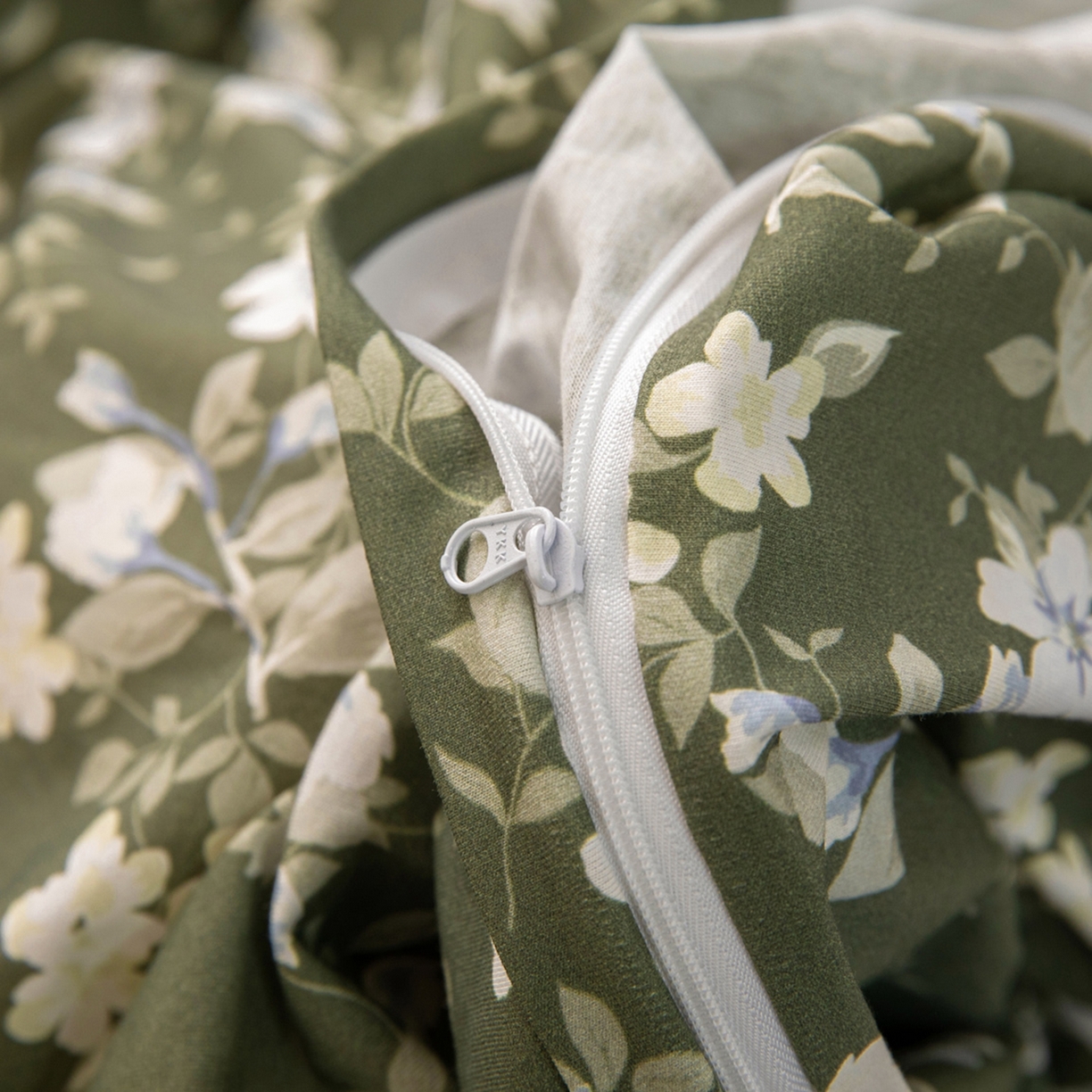 91家纺网 家纺一手货源 找家纺 梦可莱家居 2026春夏新款全棉纯棉针织棉印花小清新可爱Ins风四件套 海棠花