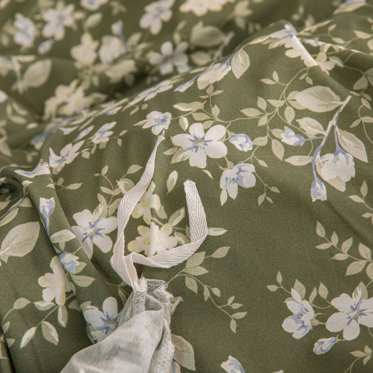 91家纺网 家纺一手货源 找家纺 梦可莱家居 2026春夏新款全棉纯棉针织棉印花小清新可爱Ins风四件套 海棠花