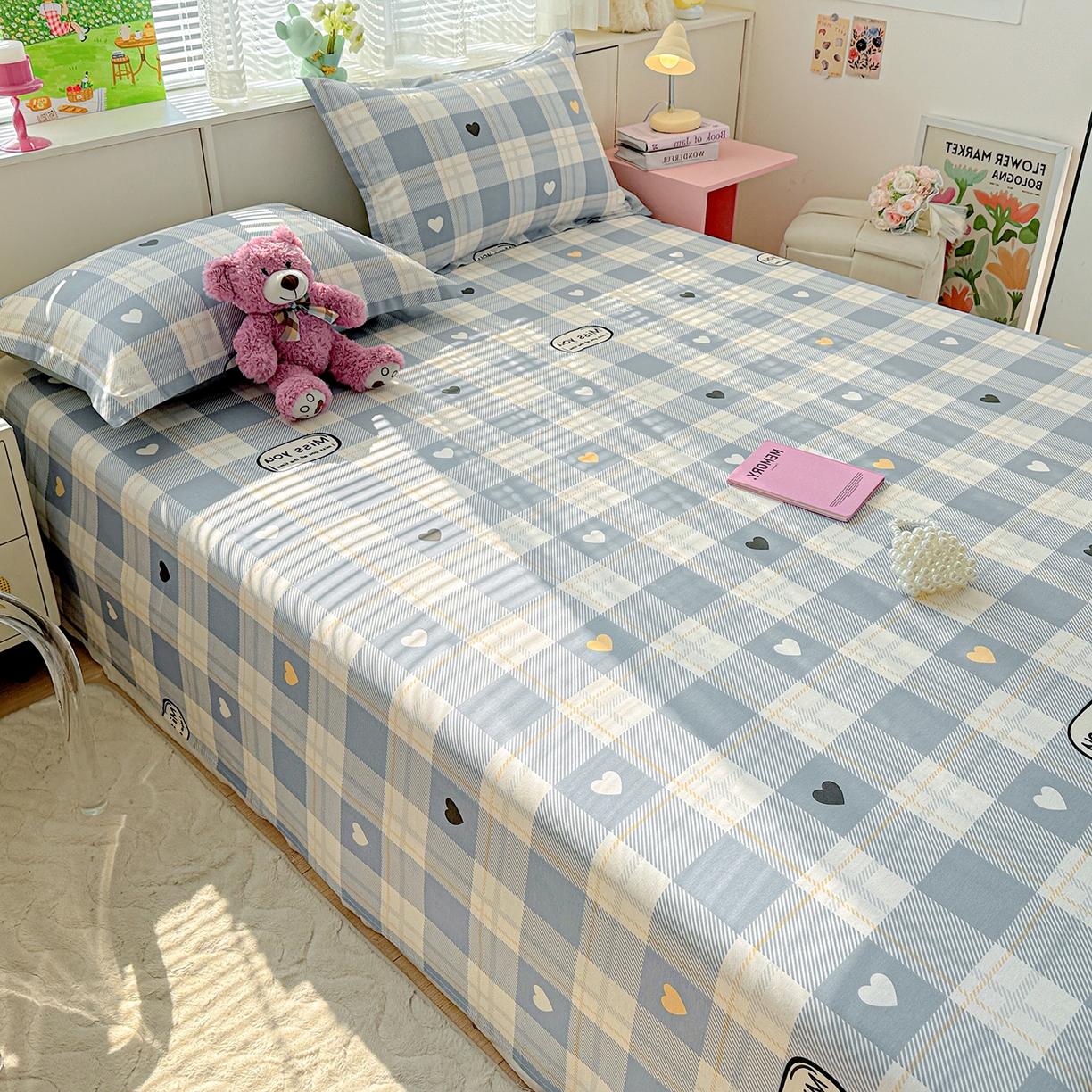 91家纺网 家纺一手货源 找家纺 （总）依庭 2026新款第一批12868A类新疆全棉单床单系列（提供买家秀和质检报告）