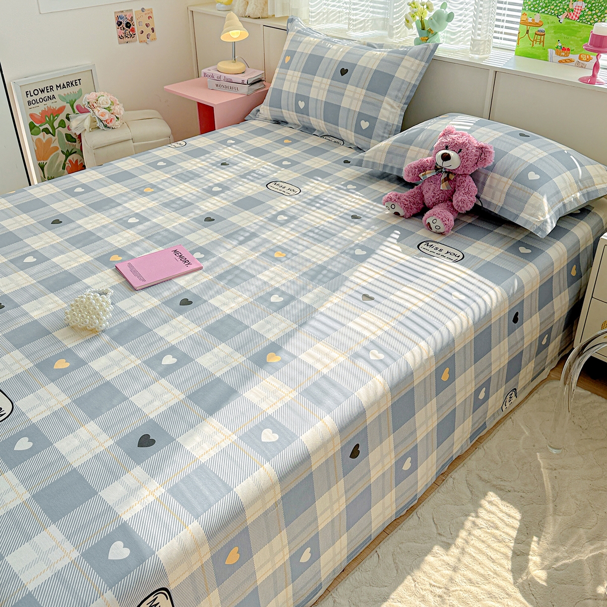 91家纺网 家纺一手货源 找家纺 （总）依庭 2026新款第一批12868A类新疆全棉单床单系列（提供买家秀和质检报告）