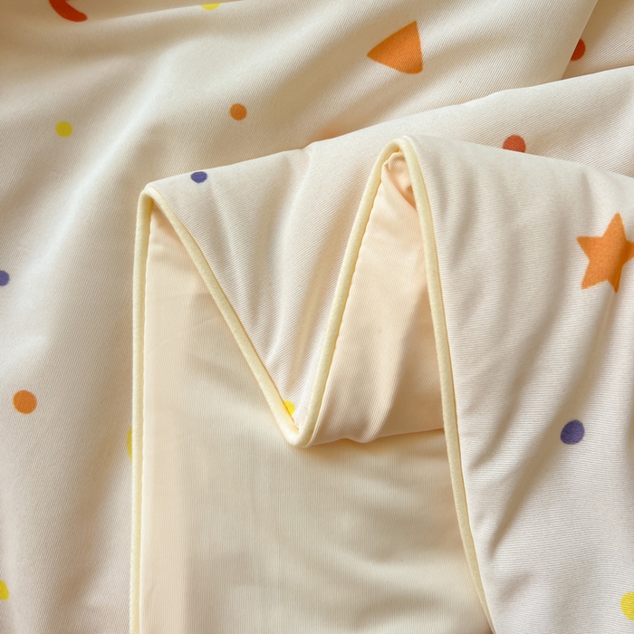 91家纺网 家纺一手货源 找家纺 （总）卡普二店 2026新款A类锦氨凉感印花夏被四件套床盖凉席款--单夏被