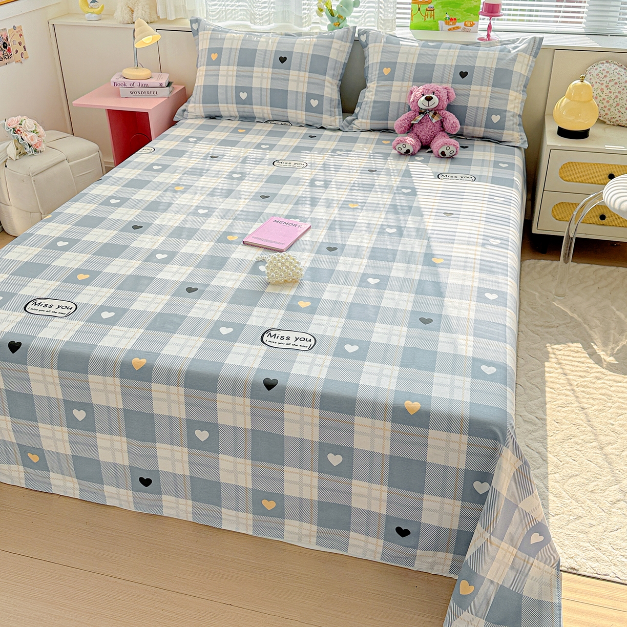 91家纺网 家纺一手货源 找家纺 （总）依庭 2026新款第一批12868A类新疆全棉单床单系列（提供买家秀和质检报告）