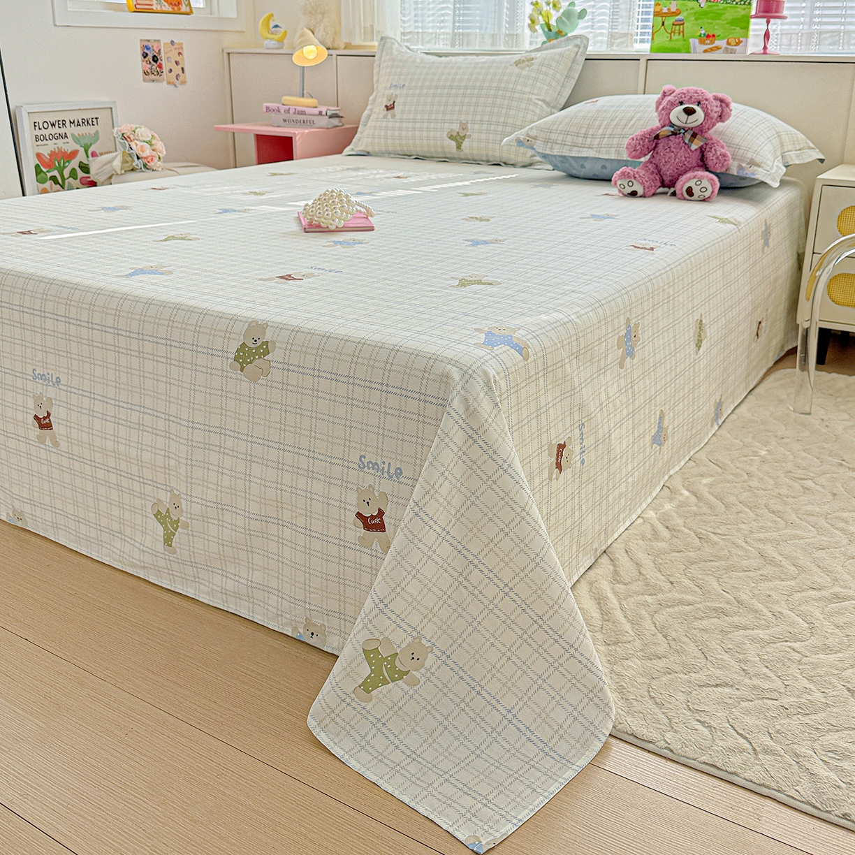 91家纺网 家纺一手货源 找家纺 （总）依庭 2026新款第一批12868A类新疆全棉单床单系列（提供买家秀和质检报告）