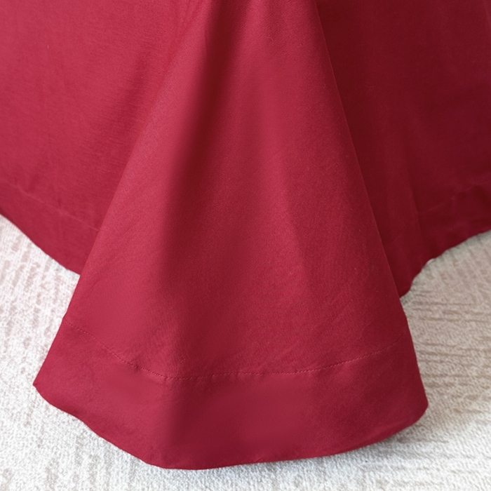 91家纺网 家纺一手货源 找家纺 甜咪咪婚庆 2026新款长绒棉全棉绣花结婚婚庆四件套多件套床单款 爱丽丝