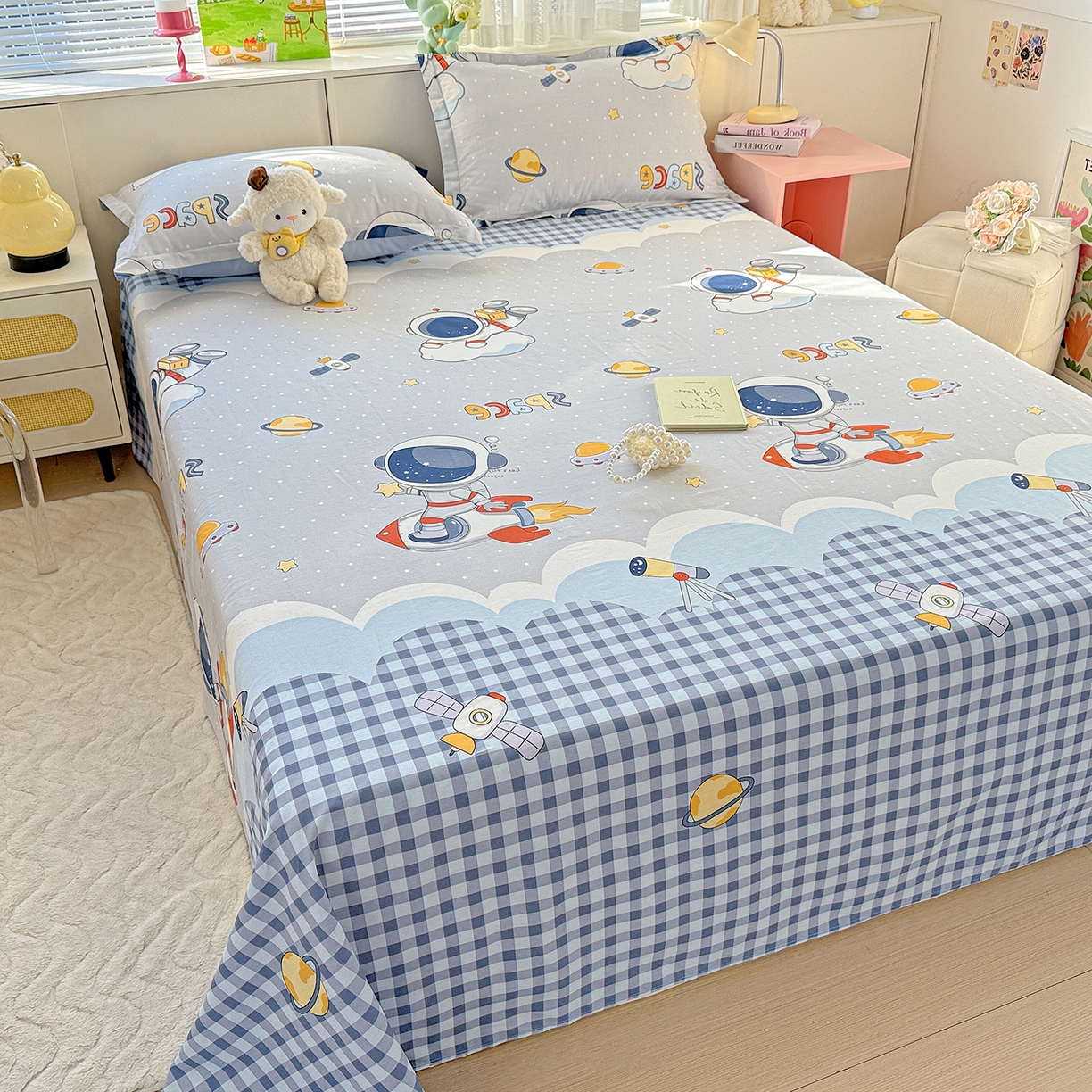 91家纺网 家纺一手货源 找家纺 （总）依庭 2026新款第一批12868A类新疆全棉单床单系列（提供买家秀和质检报告）