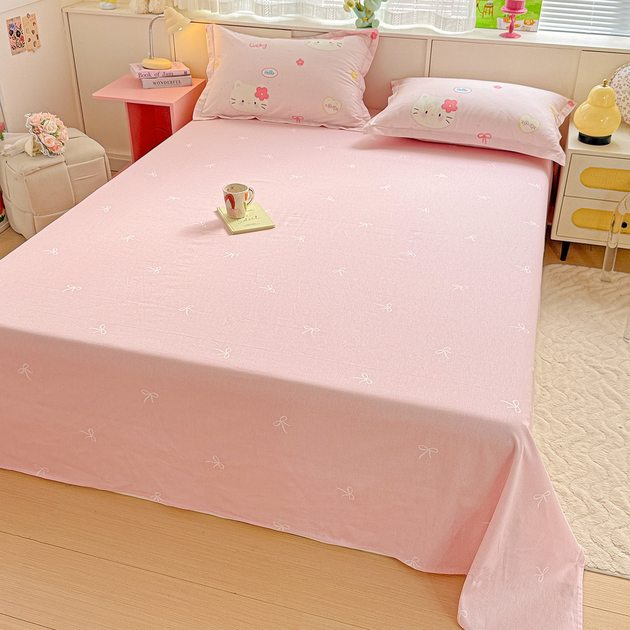 91家纺网 家纺一手货源 找家纺 （总）依庭 2026新款第一批12868A类新疆全棉单床单系列（提供买家秀和质检报告）