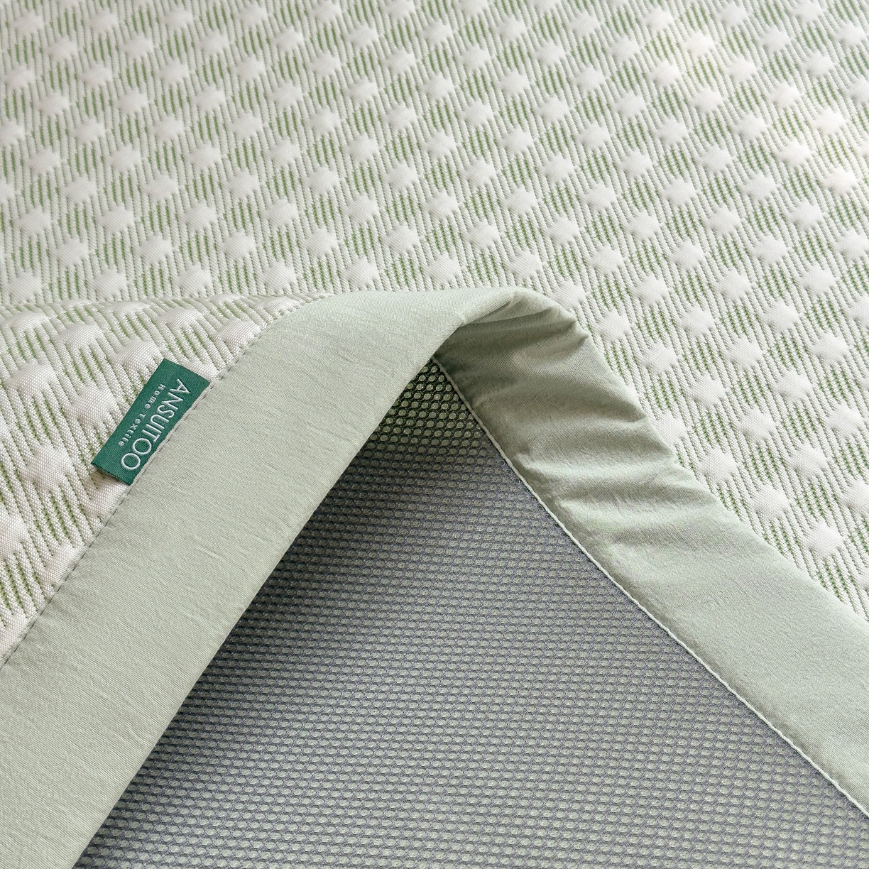 91家纺网 家纺一手货源 找家纺 （总）席世家 2026新款豆豆绣花凉席（1.5m控价不低于159元）