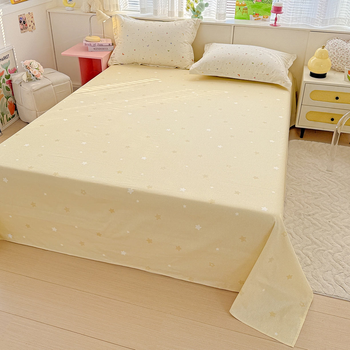 91家纺网 家纺一手货源 找家纺 （总）依庭 2026新款第一批12868A类新疆全棉单床单系列（提供买家秀和质检报告）