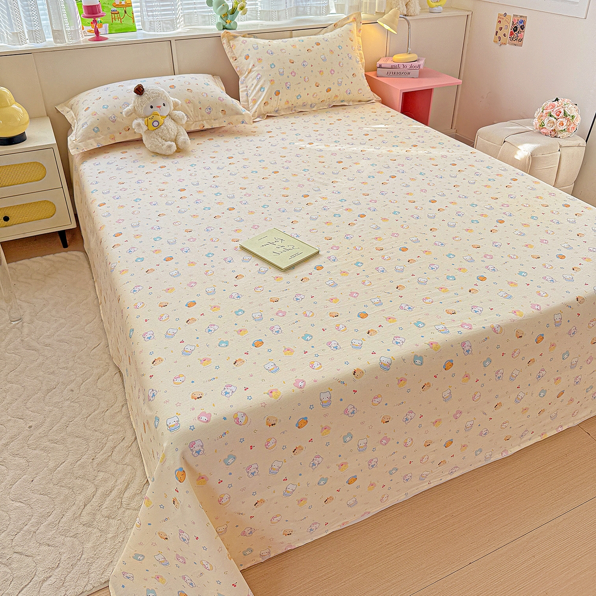 91家纺网 家纺一手货源 找家纺 （总）依庭 2026新款第一批12868A类新疆全棉单床单系列（提供买家秀和质检报告）