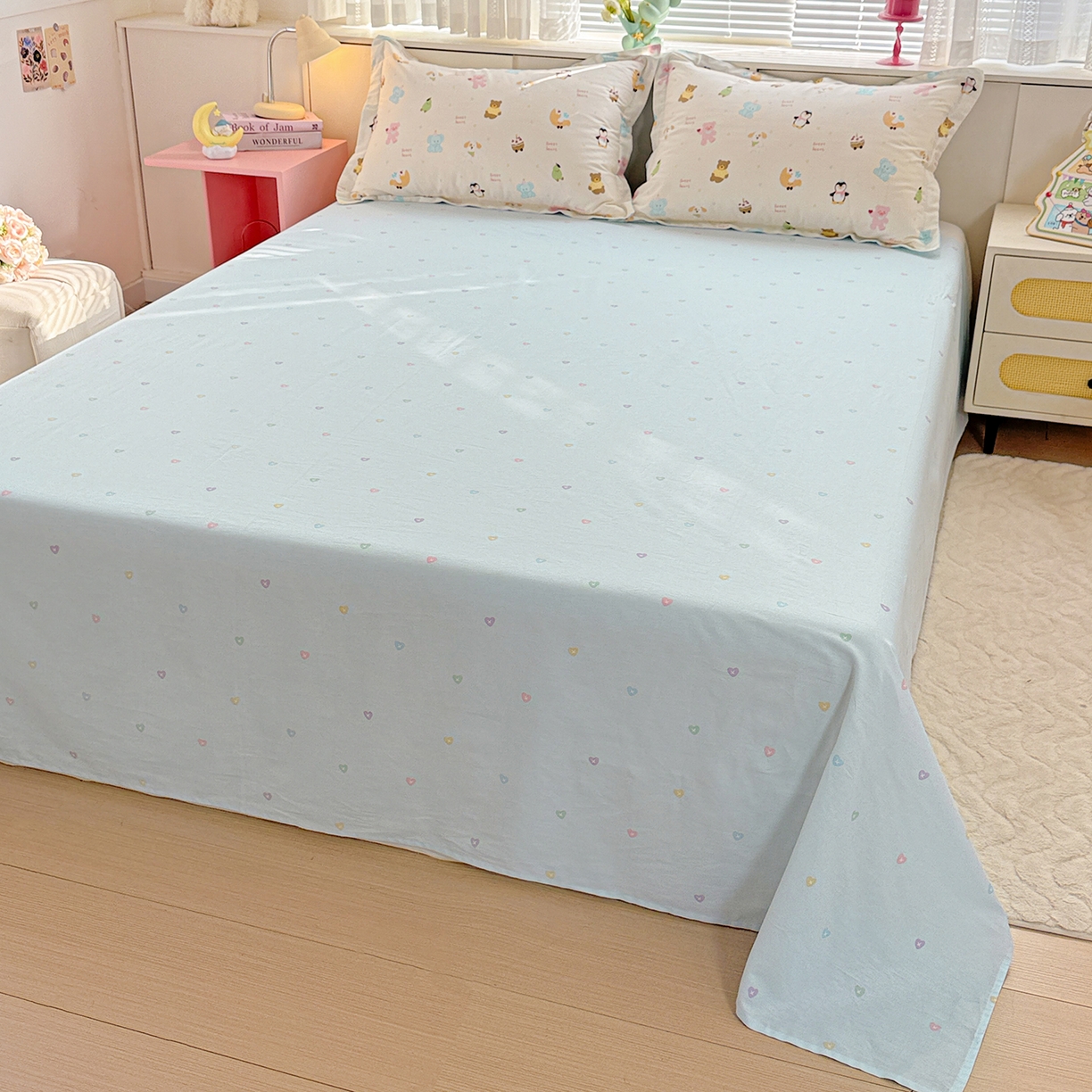 91家纺网 家纺一手货源 找家纺 （总）依庭 2026新款第一批12868A类新疆全棉单床单系列（提供买家秀和质检报告）