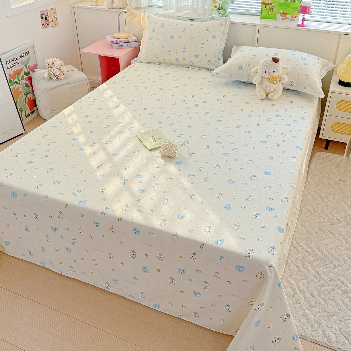 91家纺网 家纺一手货源 找家纺 （总）依庭 2026新款第一批12868A类新疆全棉单床单系列（提供买家秀和质检报告）