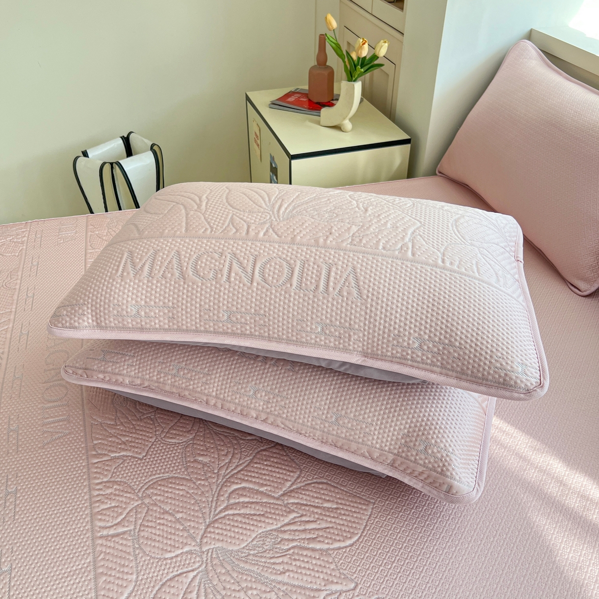 91家纺网 家纺一手货源 找家纺 （总）能好家纺 2026新款高分子pe冰豆豆凉席床席款