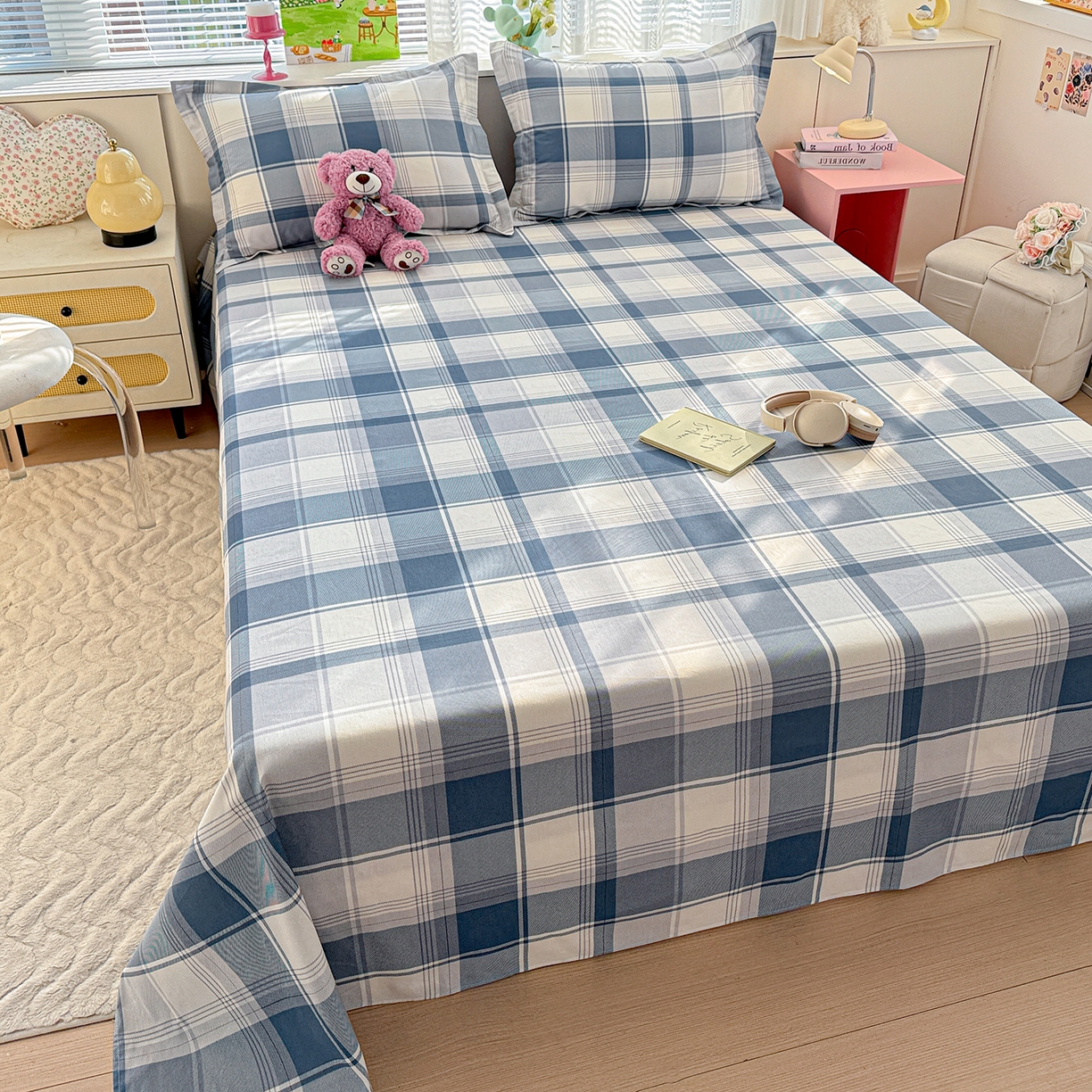 91家纺网 家纺一手货源 找家纺 （总）依庭 2026新款第一批12868A类新疆全棉单床单系列（提供买家秀和质检报告）