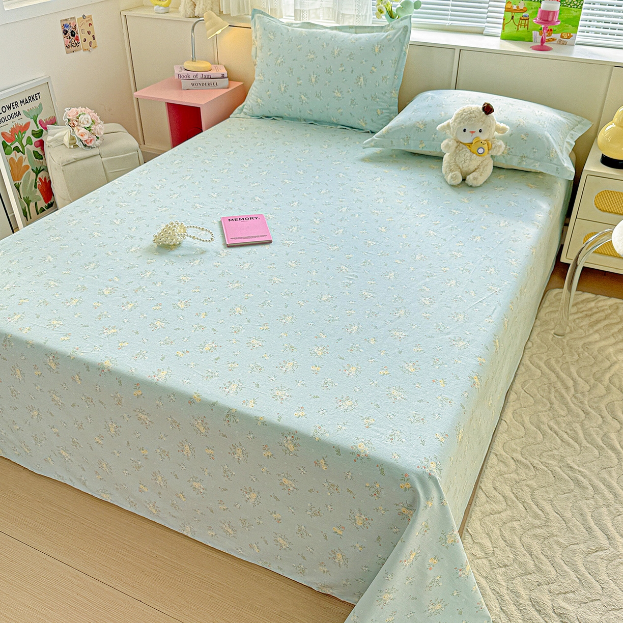 91家纺网 家纺一手货源 找家纺 （总）依庭 2026新款第一批12868A类新疆全棉单床单系列（提供买家秀和质检报告）