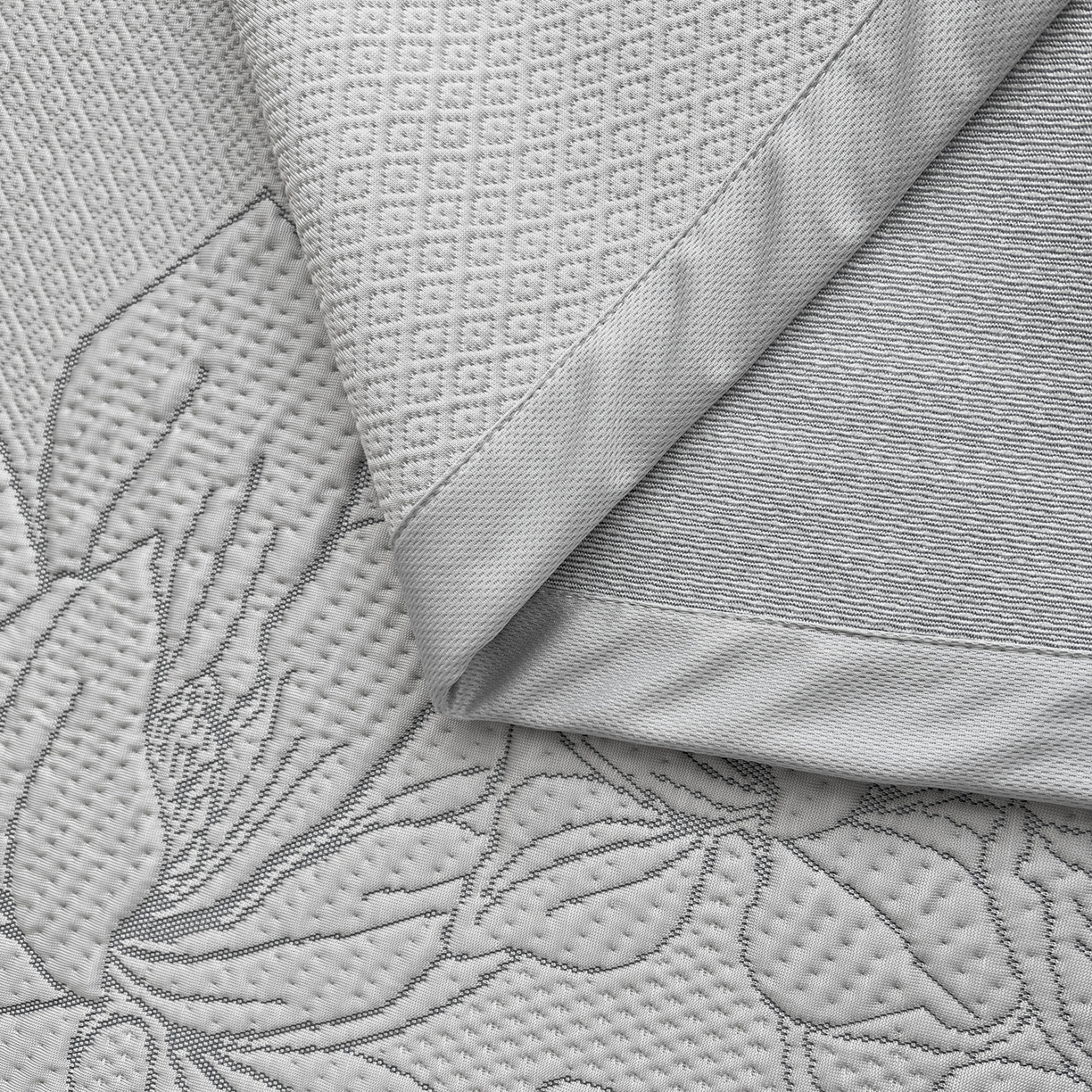 91家纺网 家纺一手货源 找家纺 能好家纺 2026新款高分子pe冰豆豆凉席床席款 半夏灰