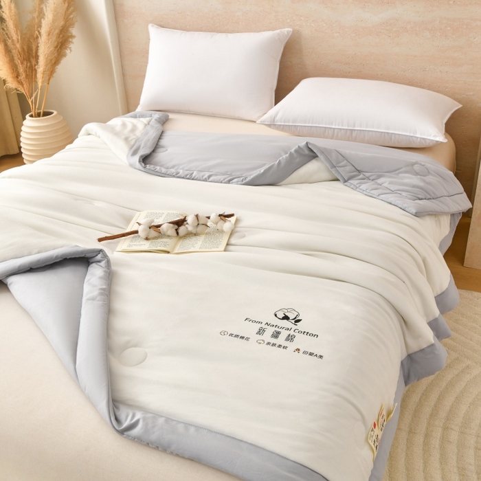 91家纺网 家纺一手货源 找家纺 （总）好梦来家纺【高克重】2026新款无印风水洗棉新疆棉花被夏被夏凉被空调被子 【常年有货】
