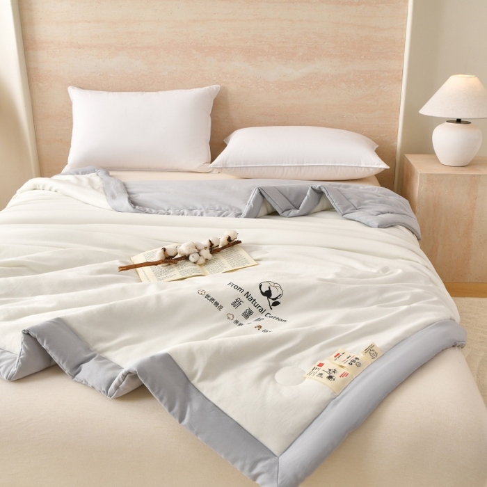 91家纺网 家纺一手货源 找家纺 （总）好梦来家纺【高克重】2026新款无印风水洗棉新疆棉花被夏被夏凉被空调被子 【常年有货】