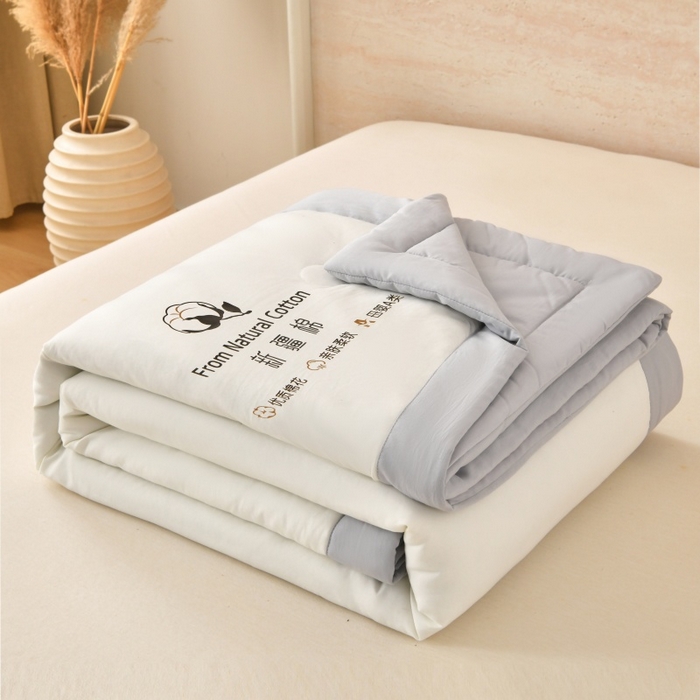 91家纺网 家纺一手货源 找家纺 （总）好梦来家纺【高克重】2026新款无印风水洗棉新疆棉花被夏被夏凉被空调被子 【常年有货】