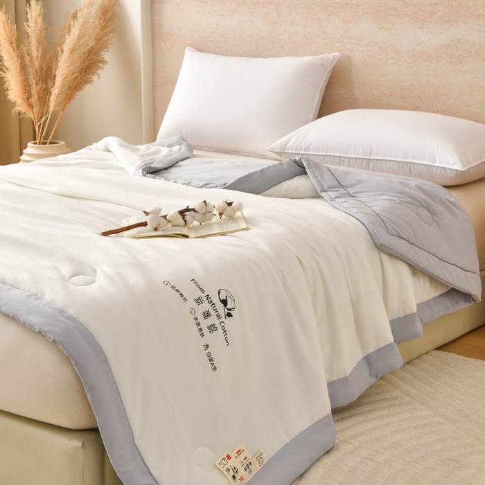 91家纺网 家纺一手货源 找家纺 （总）好梦来家纺【高克重】2026新款无印风水洗棉新疆棉花被夏被夏凉被空调被子 【常年有货】