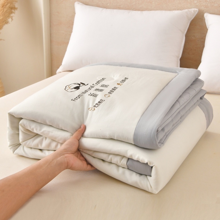 91家纺网 家纺一手货源 找家纺 （总）好梦来家纺【高克重】2026新款无印风水洗棉新疆棉花被夏被夏凉被空调被子 【常年有货】