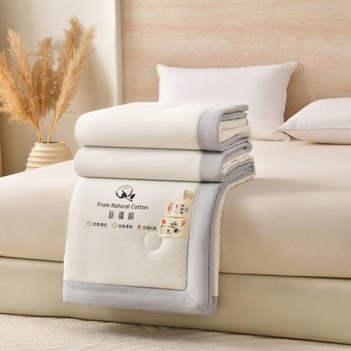 91家纺网 家纺一手货源 找家纺 （总）好梦来家纺【高克重】2026新款无印风水洗棉新疆棉花被夏被夏凉被空调被子 【常年有货】