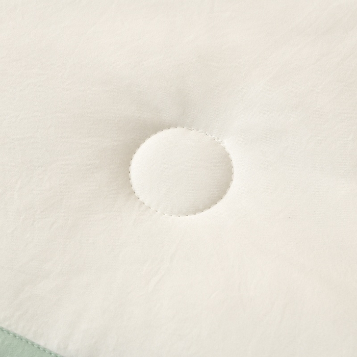 91家纺网 家纺一手货源 找家纺 好梦来家纺【高克重】2026新款无印风水洗棉新疆棉花被夏被夏凉被空调被子 【常年有货】 清夏-白绿