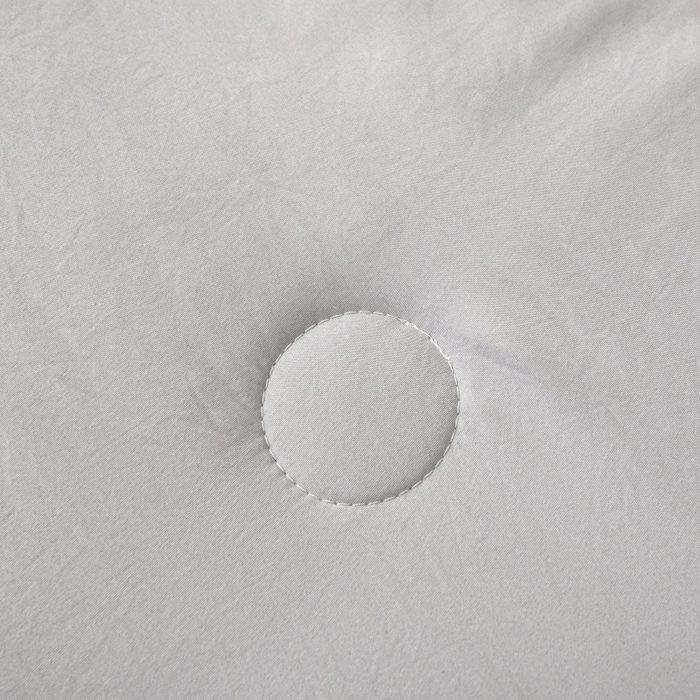 91家纺网 家纺一手货源 找家纺 好梦来家纺【高克重】2026新款无印风水洗棉新疆棉花被夏被夏凉被空调被子 【常年有货】 清夏-浅灰