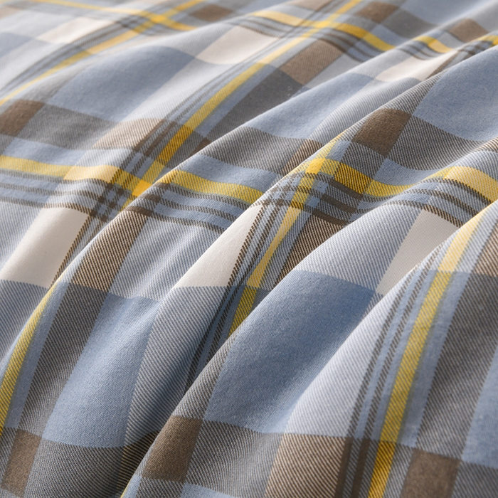 91家纺网 家纺一手货源 找家纺 （总）好梦来家纺【高克重】2026新品水洗棉新疆棉花夏被无印风夏被良品格子空调被被子被芯