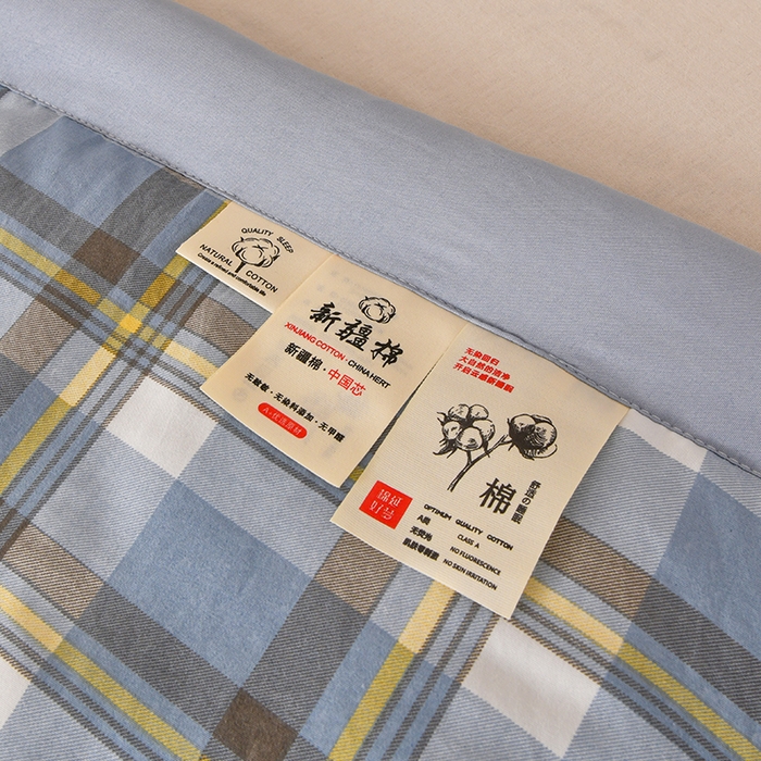 91家纺网 家纺一手货源 找家纺 （总）好梦来家纺【高克重】2026新品水洗棉新疆棉花夏被无印风夏被良品格子空调被被子被芯