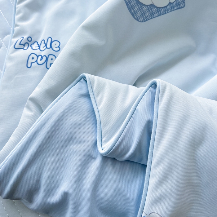 91家纺网 家纺一手货源 找家纺 卡普二店 2026新款A类锦氨凉感印花夏被四件套床盖凉席款--单夏被 帕恰狗