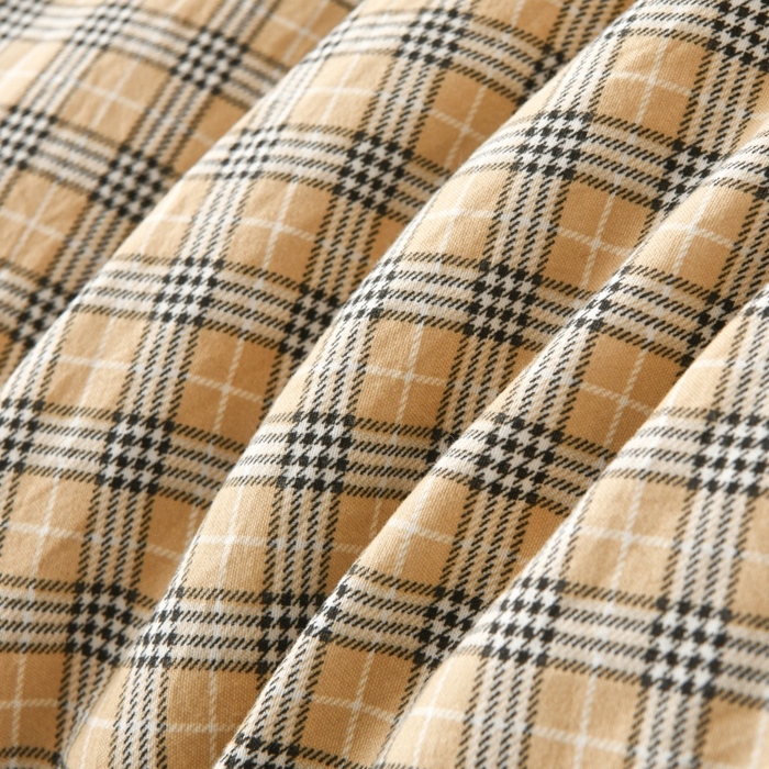 91家纺网 家纺一手货源 找家纺 好梦来家纺【高克重】2026新品水洗棉新疆棉花夏被无印风夏被良品格子空调被被子被芯 雅典琪