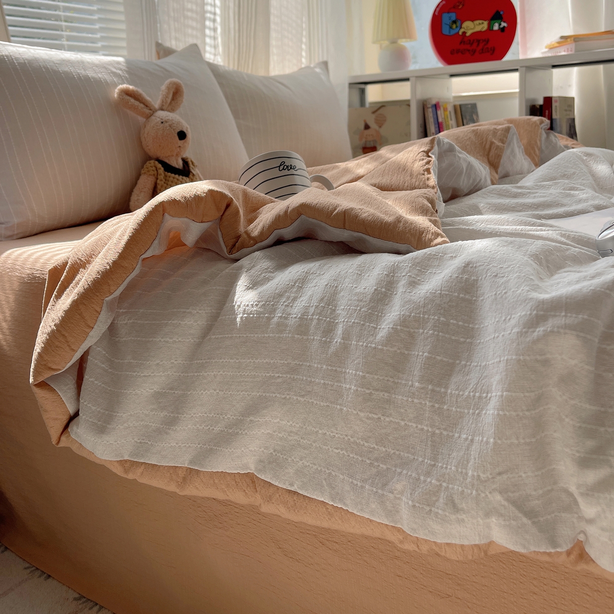 91家纺网 家纺一手货源 找家纺 （总）栩裕纺织 2026新款高克重无印风阳离子提花单夏被-夏被三件套四件套