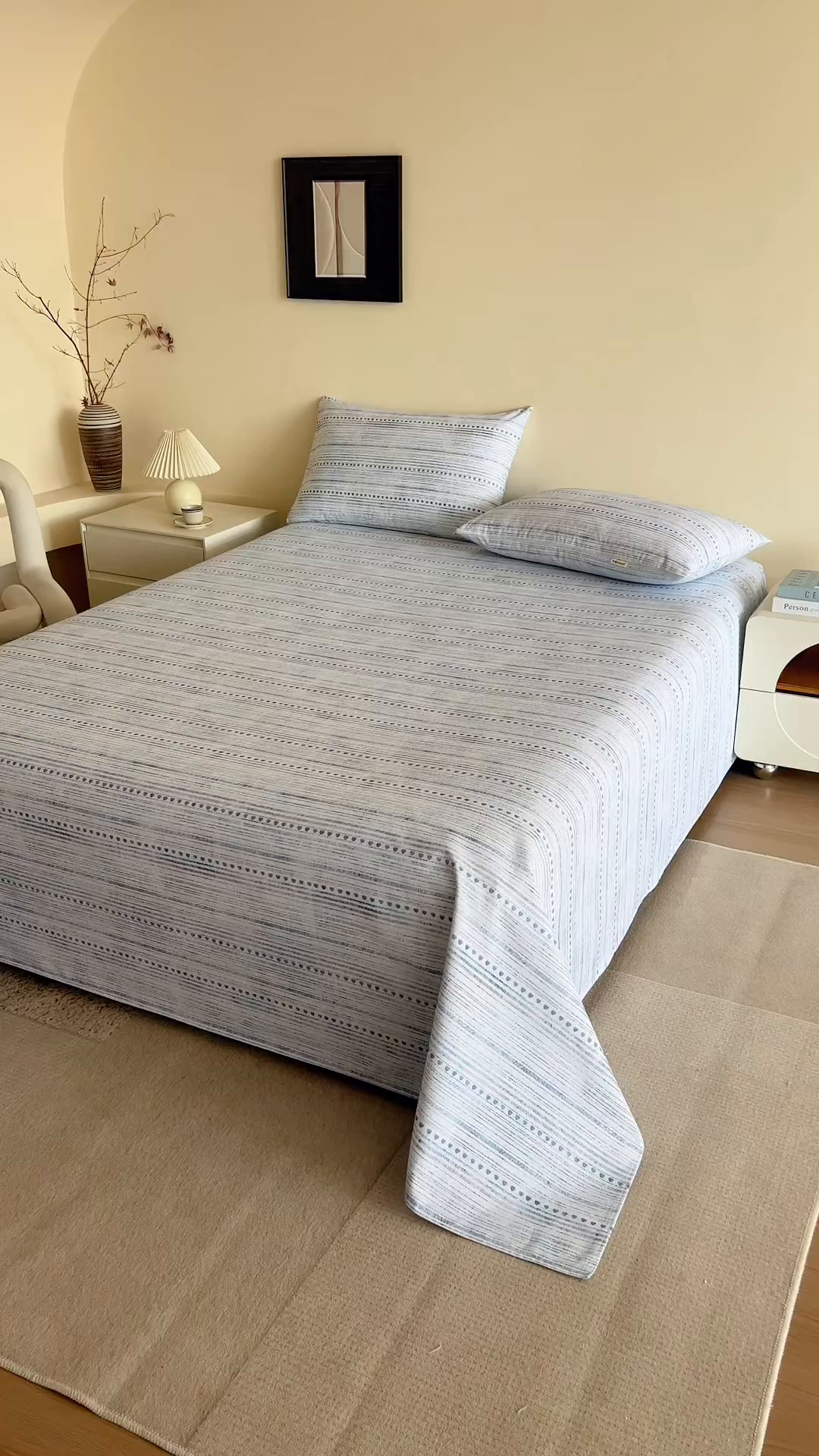 91家纺网 家纺一手货源 找家纺 （总）居美良品 2026新款100%全棉A类新疆棉数码印花纯棉老粗布床单凉席二三件套