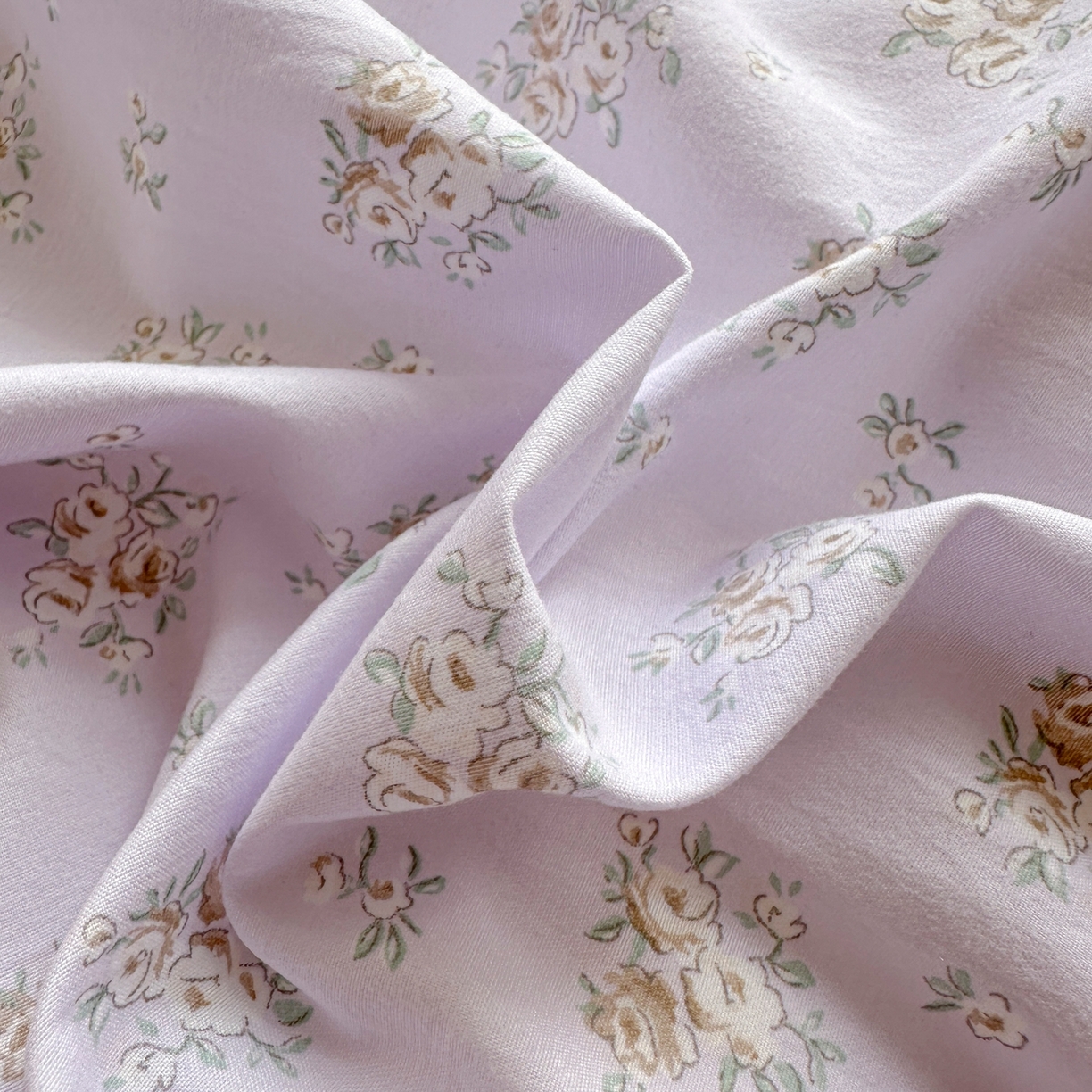 91家纺网 家纺一手货源 找家纺 雅眠居 2026新款直播爆款古法仿棉双层蕾丝花边床盖四件套 AB版-秘境紫