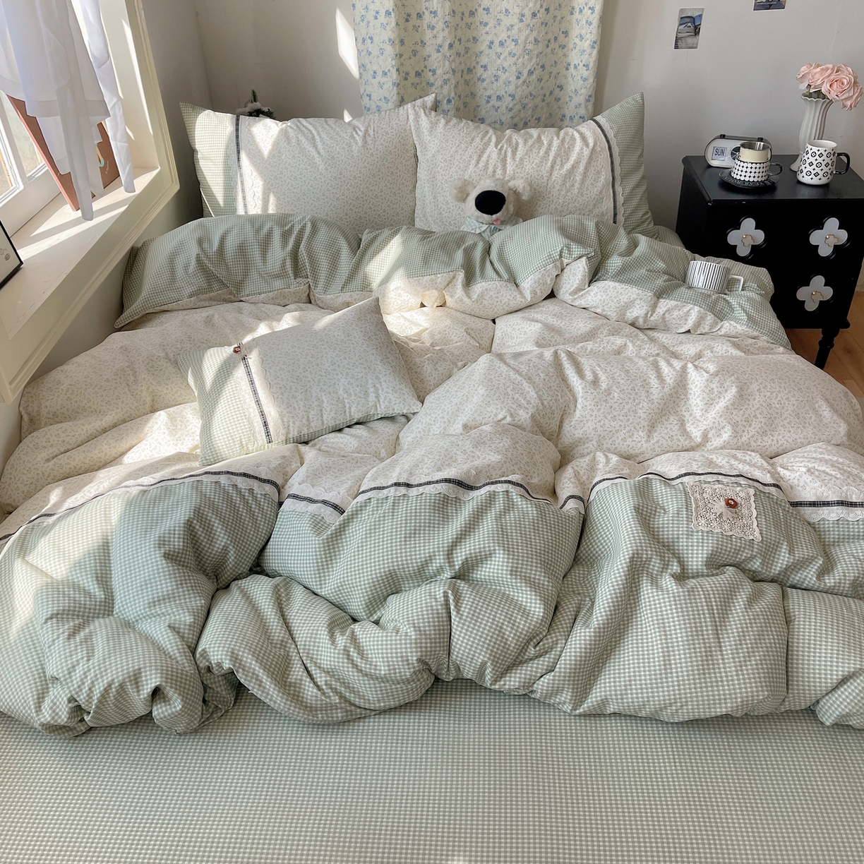 91家纺网 家纺一手货源 找家纺 （总）栩裕纺织 2026新款仿棉水洗棉四件套