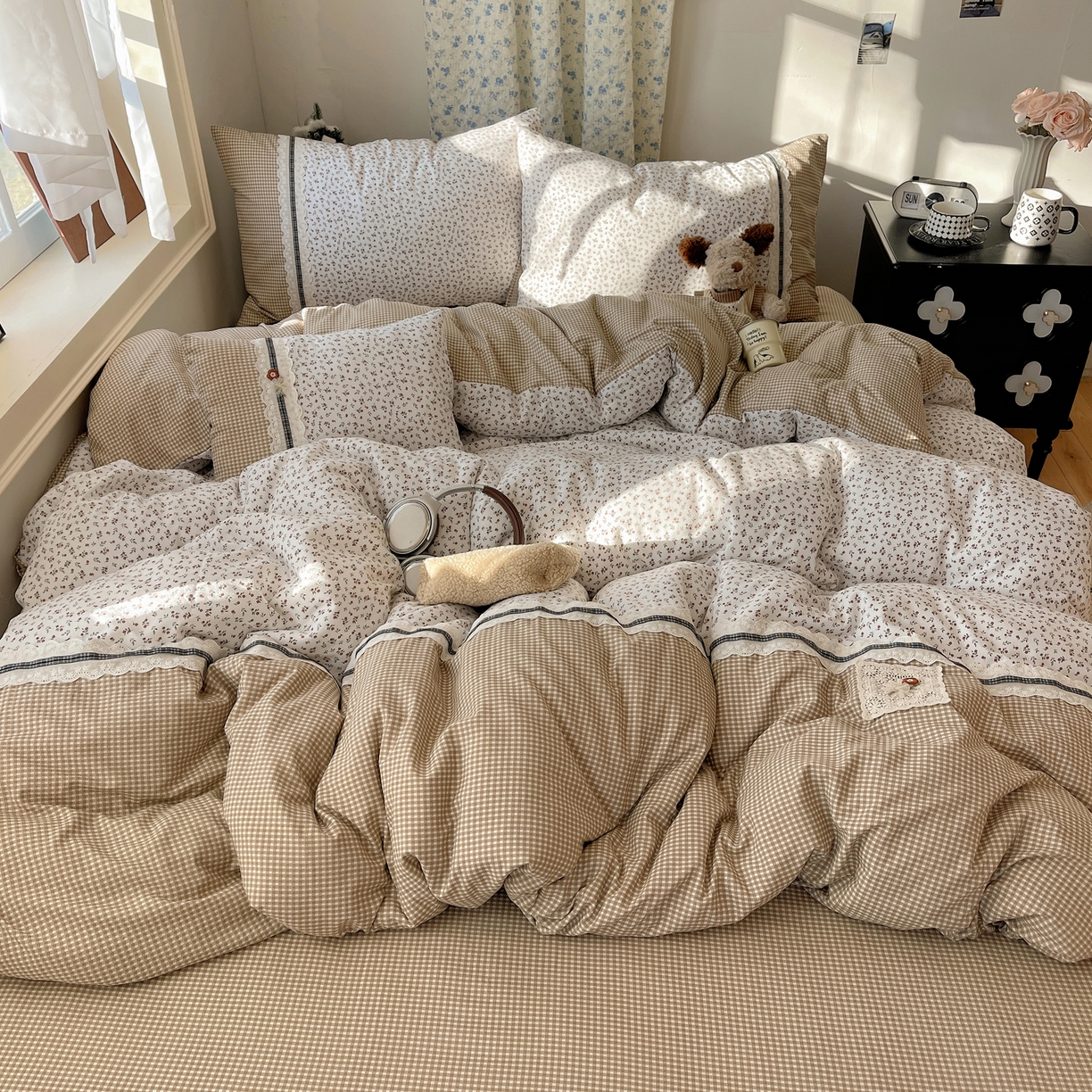 91家纺网 家纺一手货源 找家纺 （总）栩裕纺织 2026新款仿棉水洗棉四件套