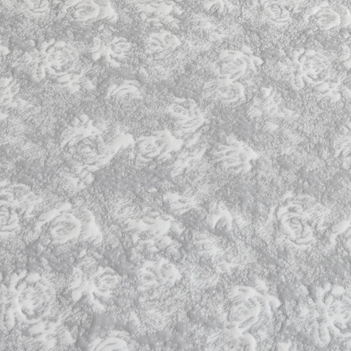 91家纺网 家纺一手货源 找家纺 喜梦缘家纺 2026新款PE冰豆豆冰丝床裙款凉席席子-玫瑰系列 灰玫瑰