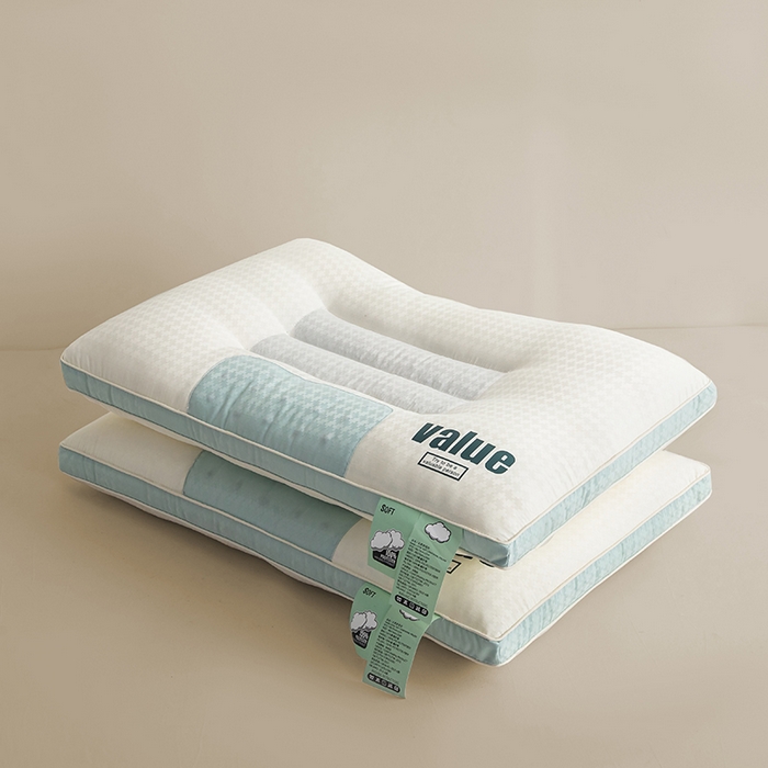 91家纺网 家纺一手货源 找家纺 （总）梦叶草 2026新款Value云朵华夫格酒店护颈决明子磁石枕头助睡眠枕芯