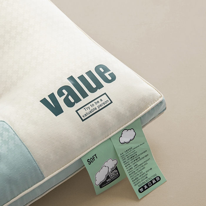 91家纺网 家纺一手货源 找家纺 梦叶草 2026新款Value云朵华夫格酒店护颈决明子磁石枕头助睡眠枕芯 Value华夫格决明子磁石护颈枕