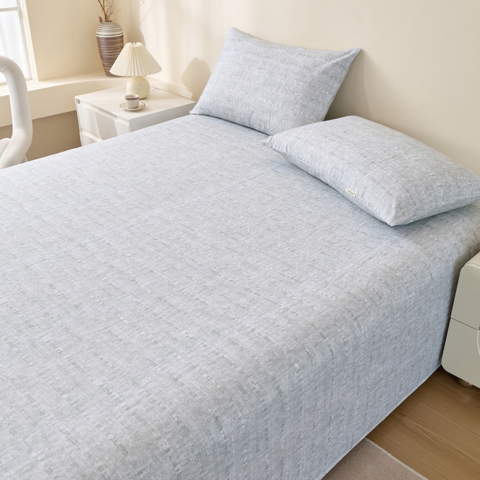 91家纺网 家纺一手货源 找家纺 居美良品 2026新款100%全棉A类新疆棉数码印花纯棉老粗布床单凉席二三件套 暮色渐隐